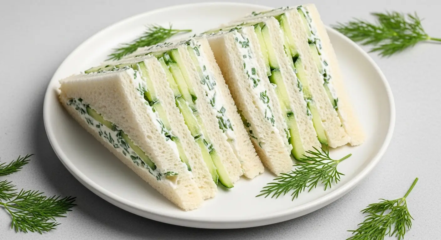 Cucumber Salad Sandwiches