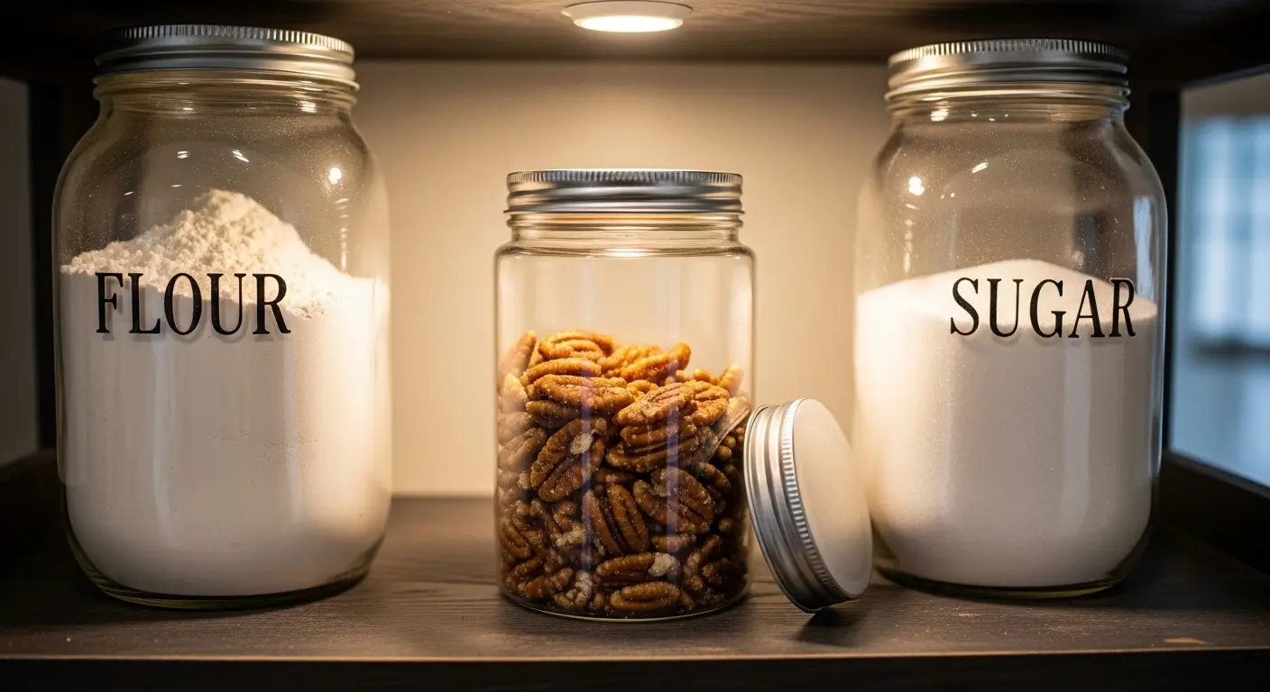 Homemade Spiced Honey Roasted Pecans for Holiday Parties