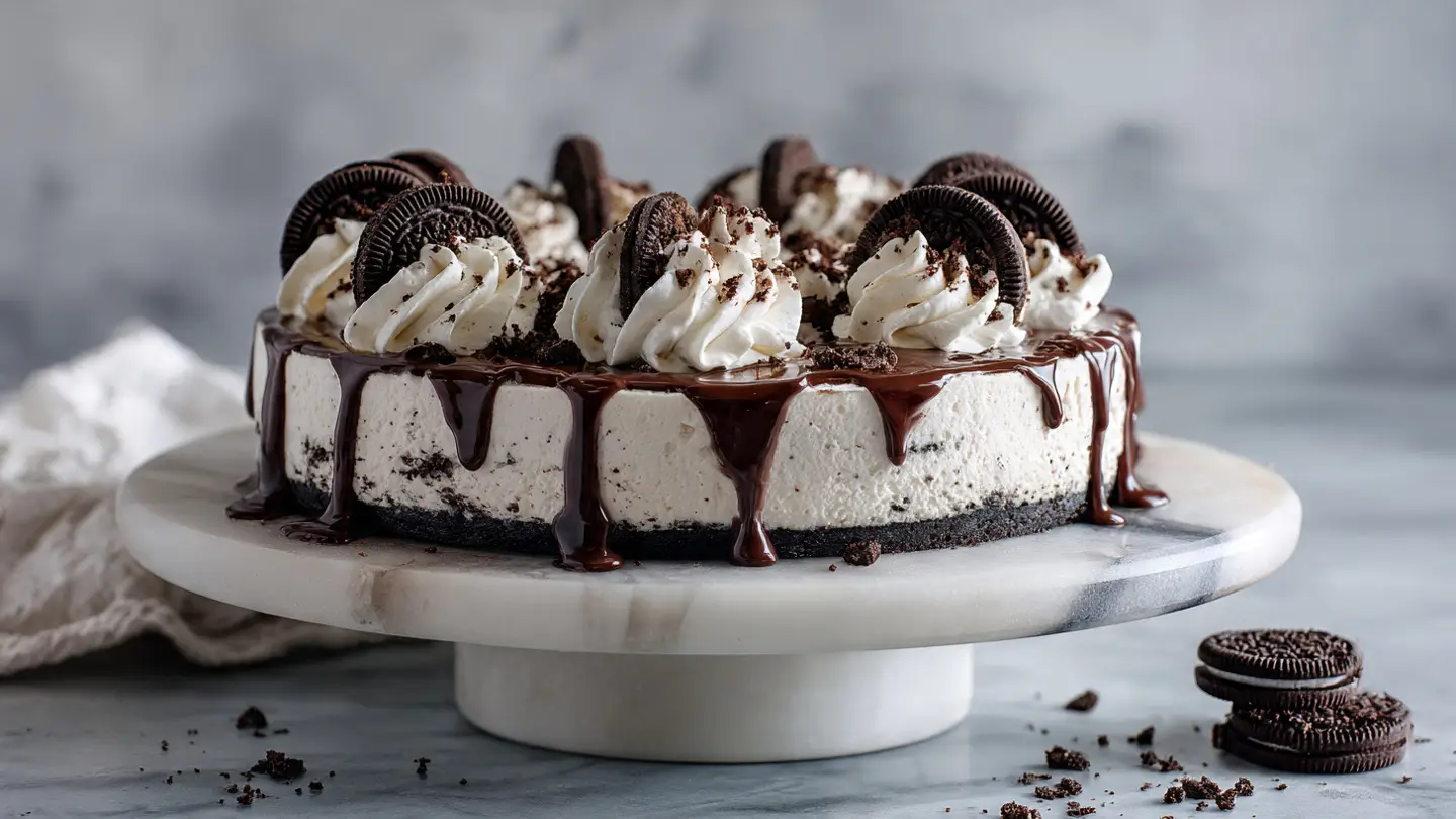 Decadent No-Bake Oreo Cheesecake with a Velvety Finish