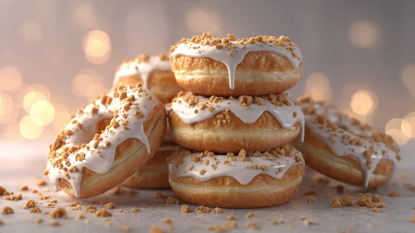 Best Ever Moist Banana Pudding Donuts with a Creamy Filling