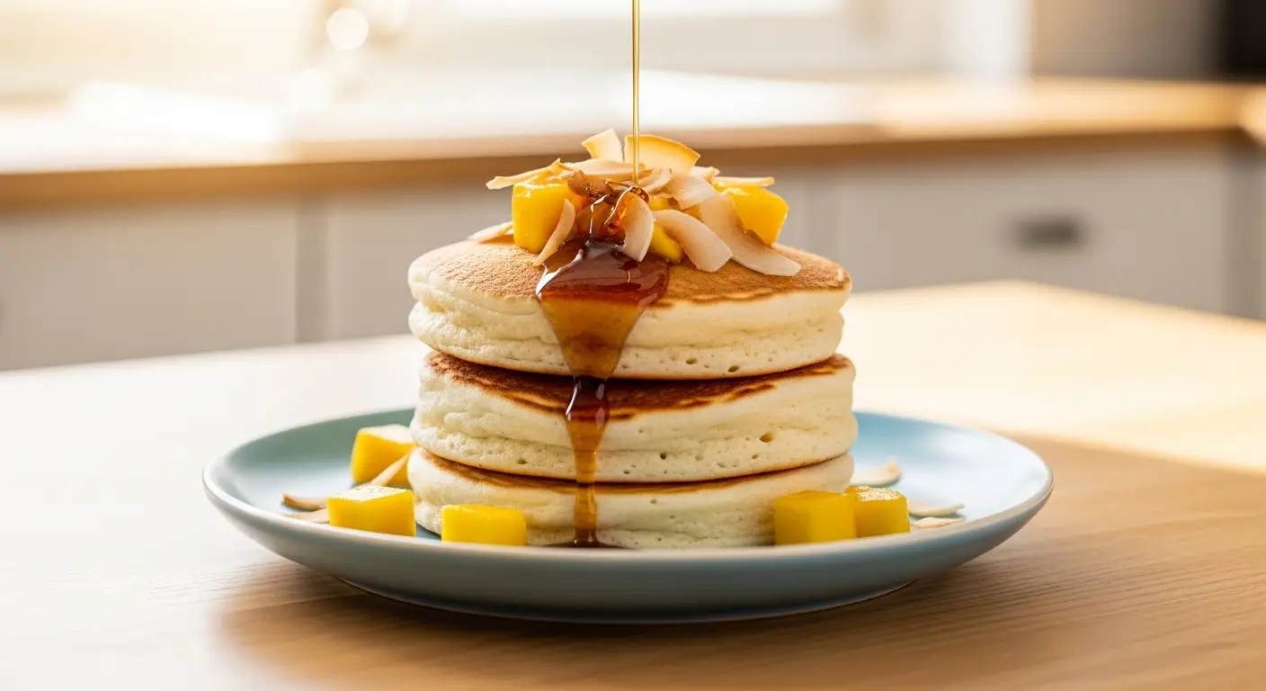 Coconut Cream Pancakes