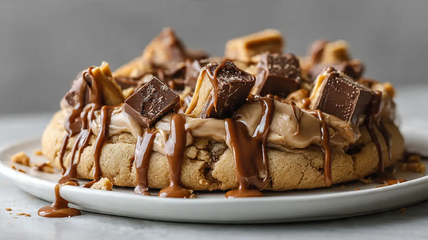 Crumbl Snickers Cookies Copycat: A Candy Bar Treat