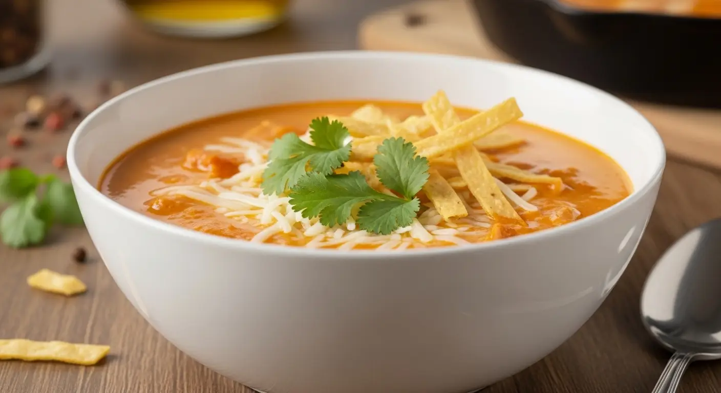 Creamy Chicken Enchilada Soup