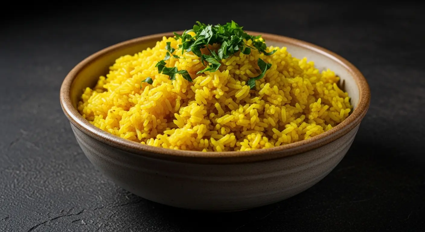 Garlic Turmeric Rice