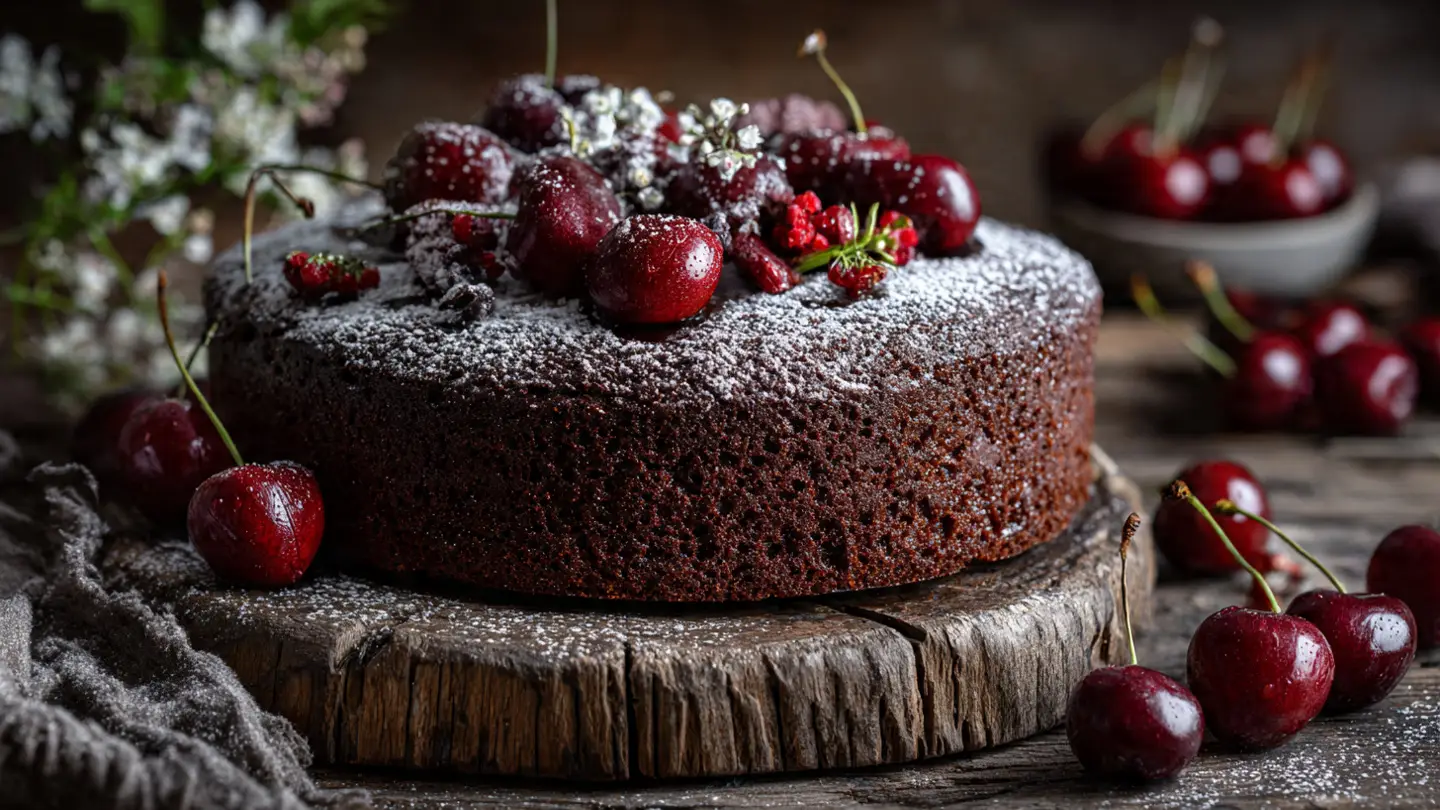 Rich Chocolate Cherry Cake for a Decadent Treat