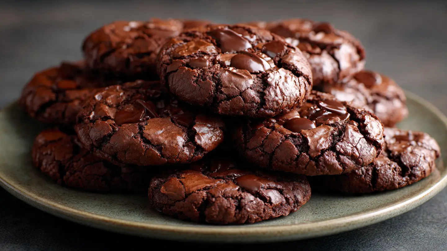 Quick Brownie Mix Cookies with Only 4 Ingredients