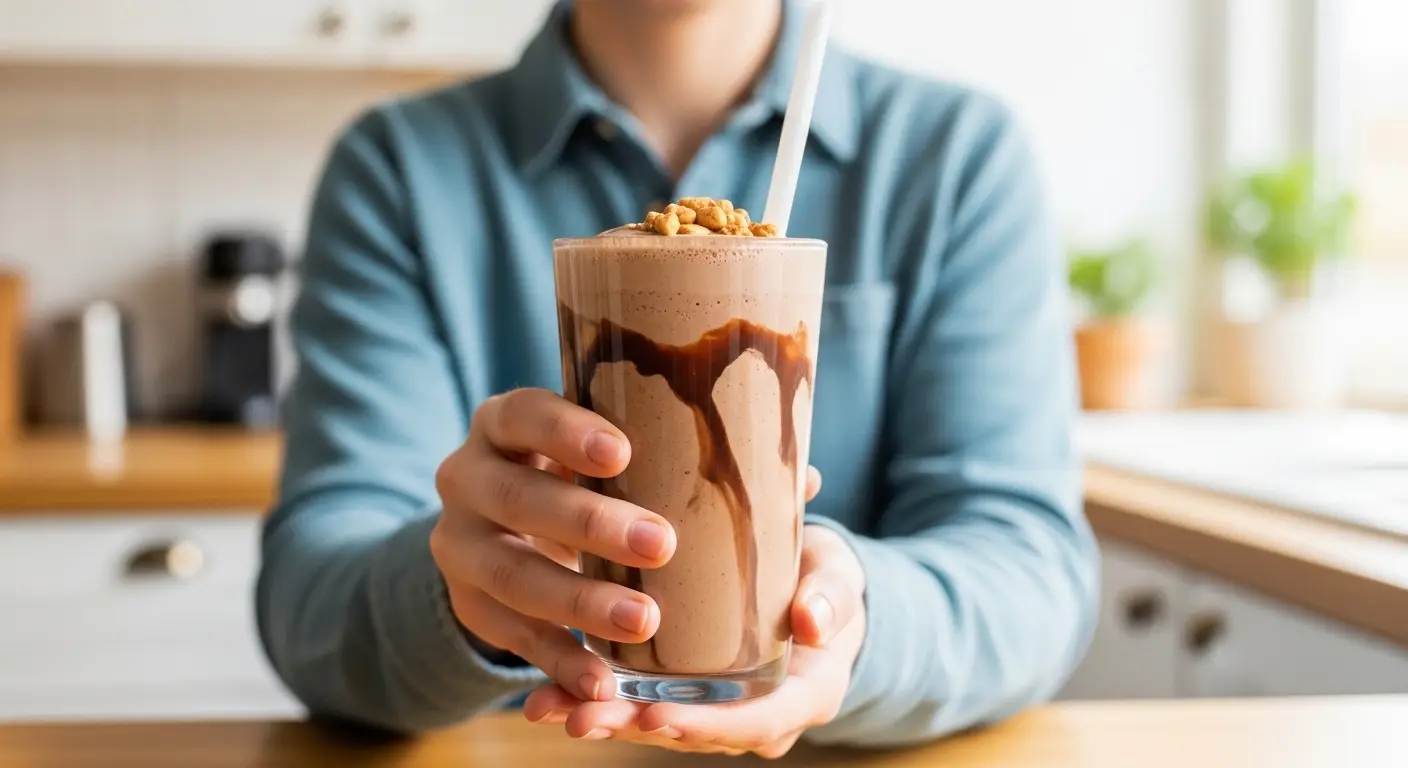 Chocolate Peanut Butter Protein Shake