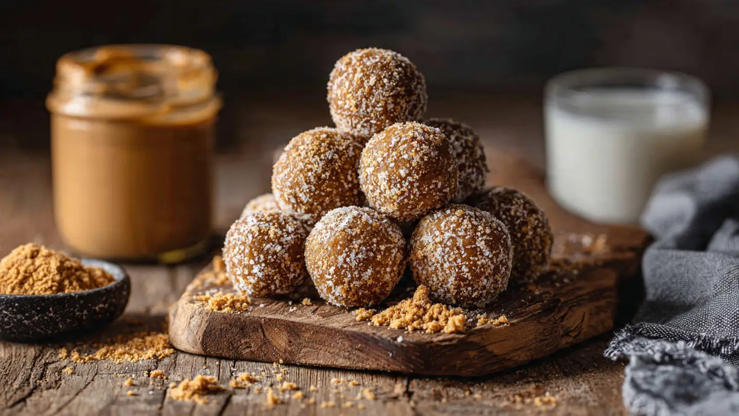 Best Ever Homemade Biscoff Protein Balls for Snacking
