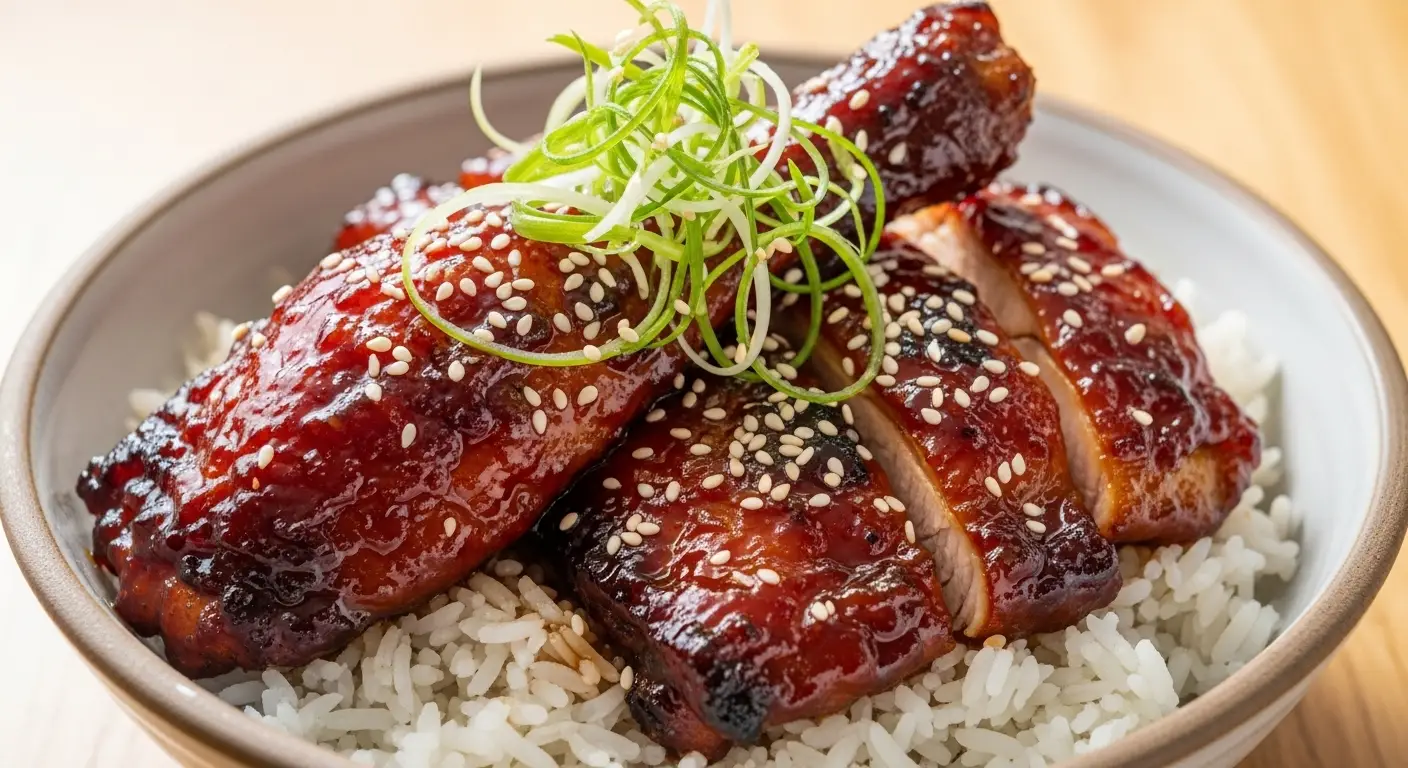 Honey BBQ Chicken Rice