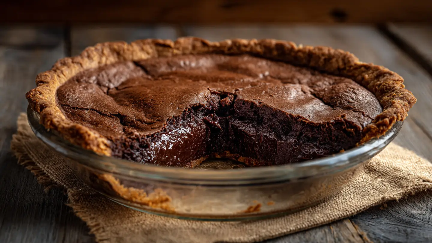 Rich and Decadent Hot Fudge Pie