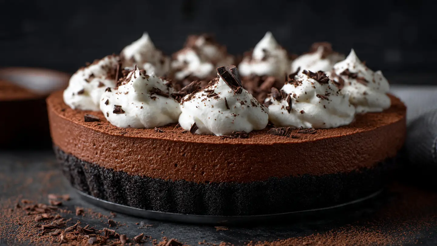 Silky Smooth Chocolate Mousse Pie