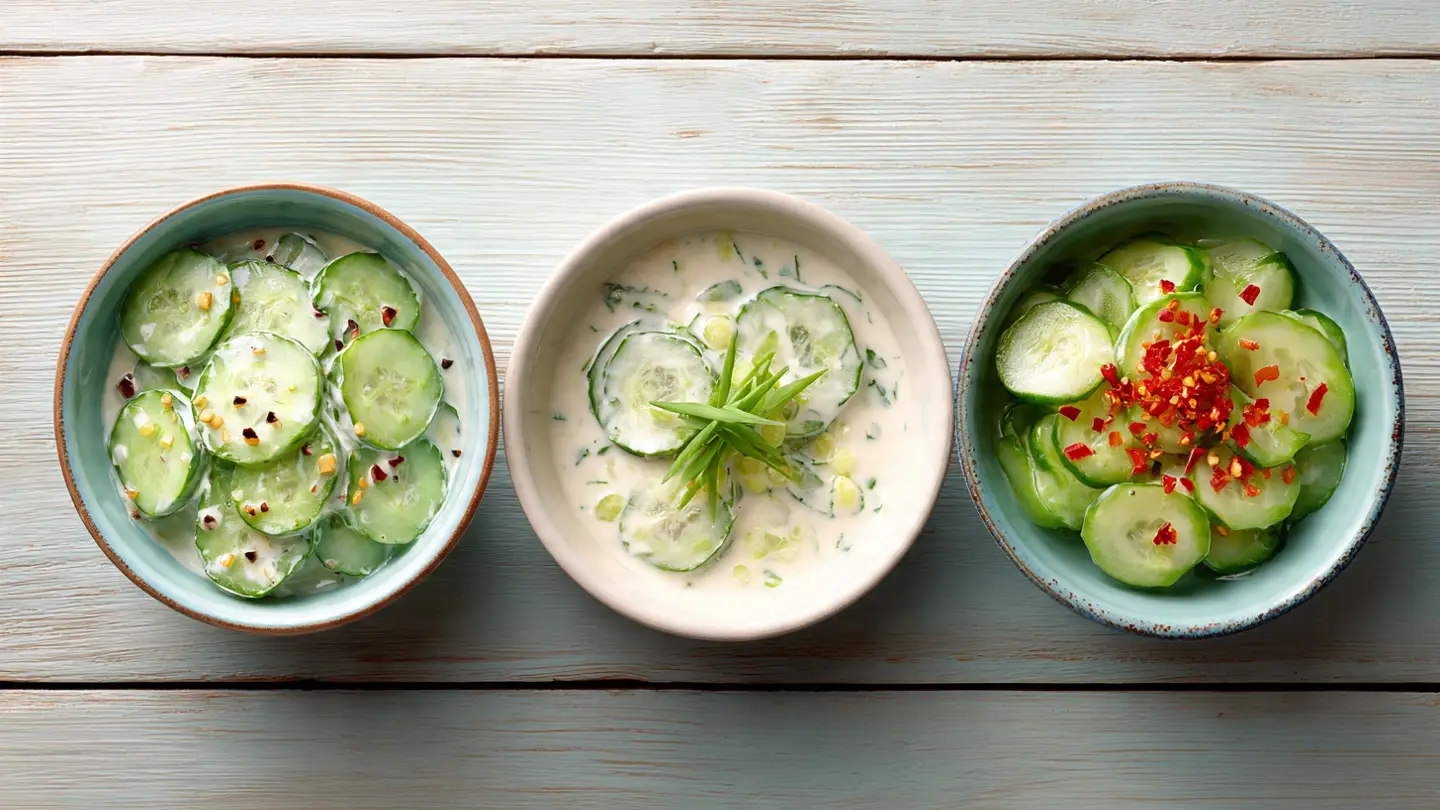 3 Refreshing Cucumber Salad Recipes for a Light Lunch
