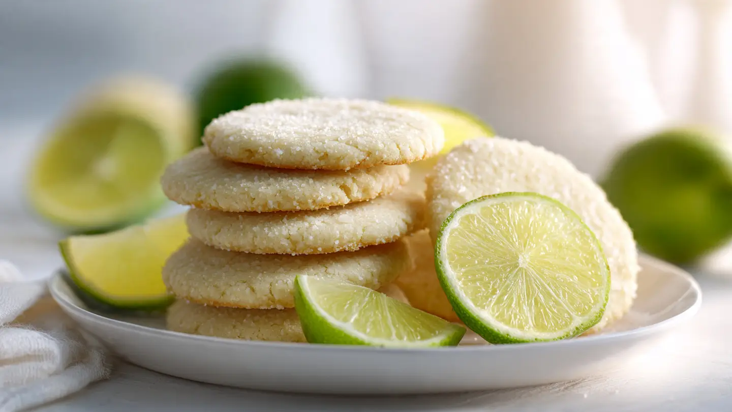 Zesty Lemon Lime Coconut Sugar Cookies for a Light Treat