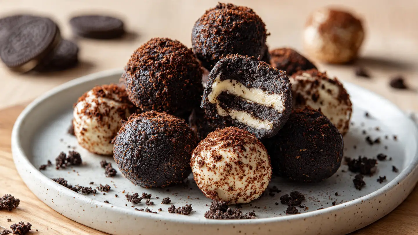 Best Ever Cream Cheese Oreo Protein Balls for Fitness Lovers