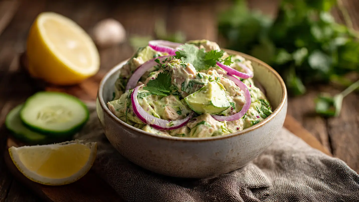 Keto-Friendly Avocado Tuna Salad