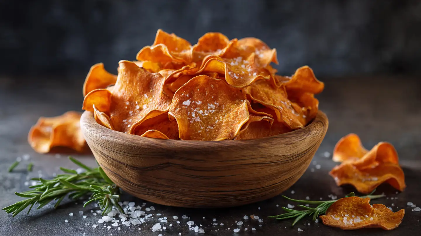 How to Bake Extra Thin and Crunchy Sweet Potato Chips