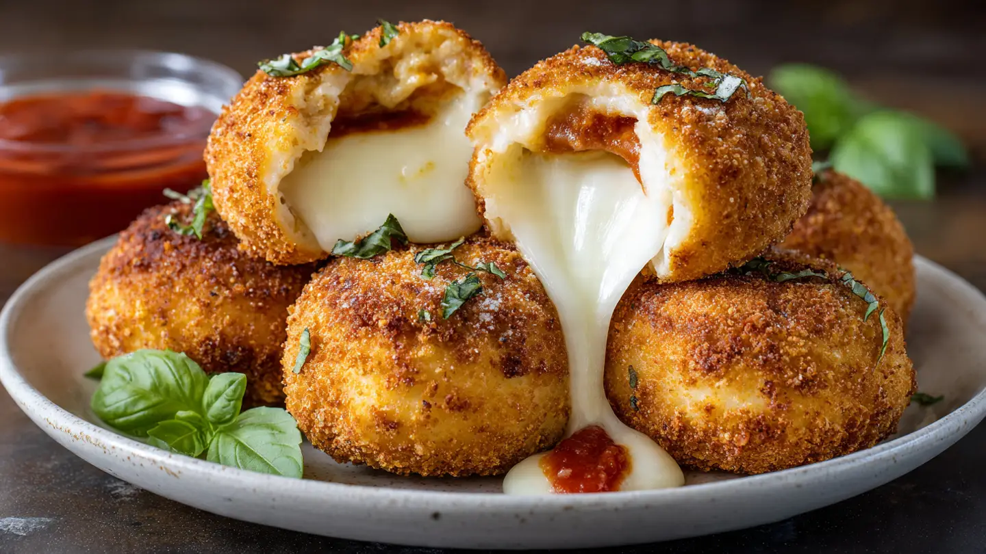 Air Fryer Pizza Bombs