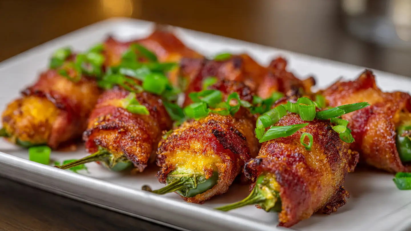 Bacon Wrapped Jalapeno Poppers