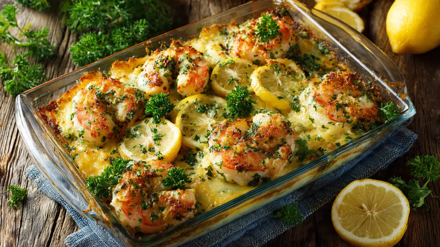 Baked Stuffed Shrimp Casserole