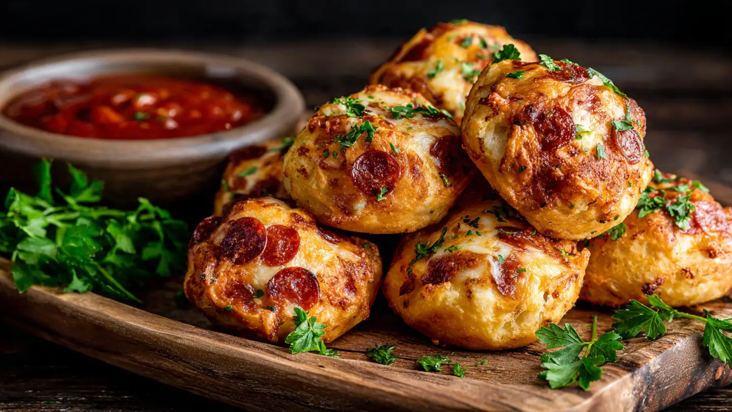 Pepperoni Pizza Bombs