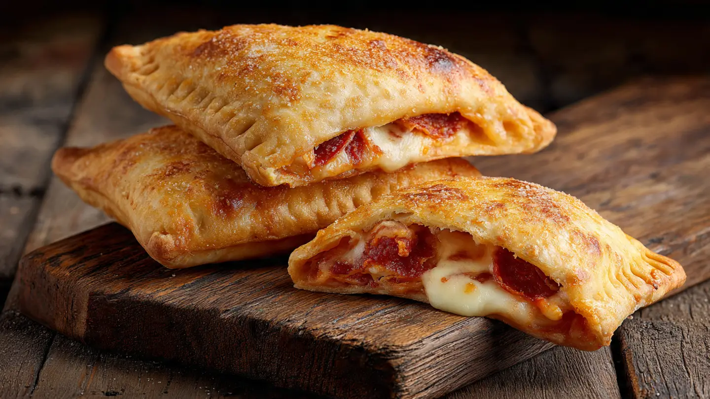 Easy Homemade Cheesy Pizza Pockets