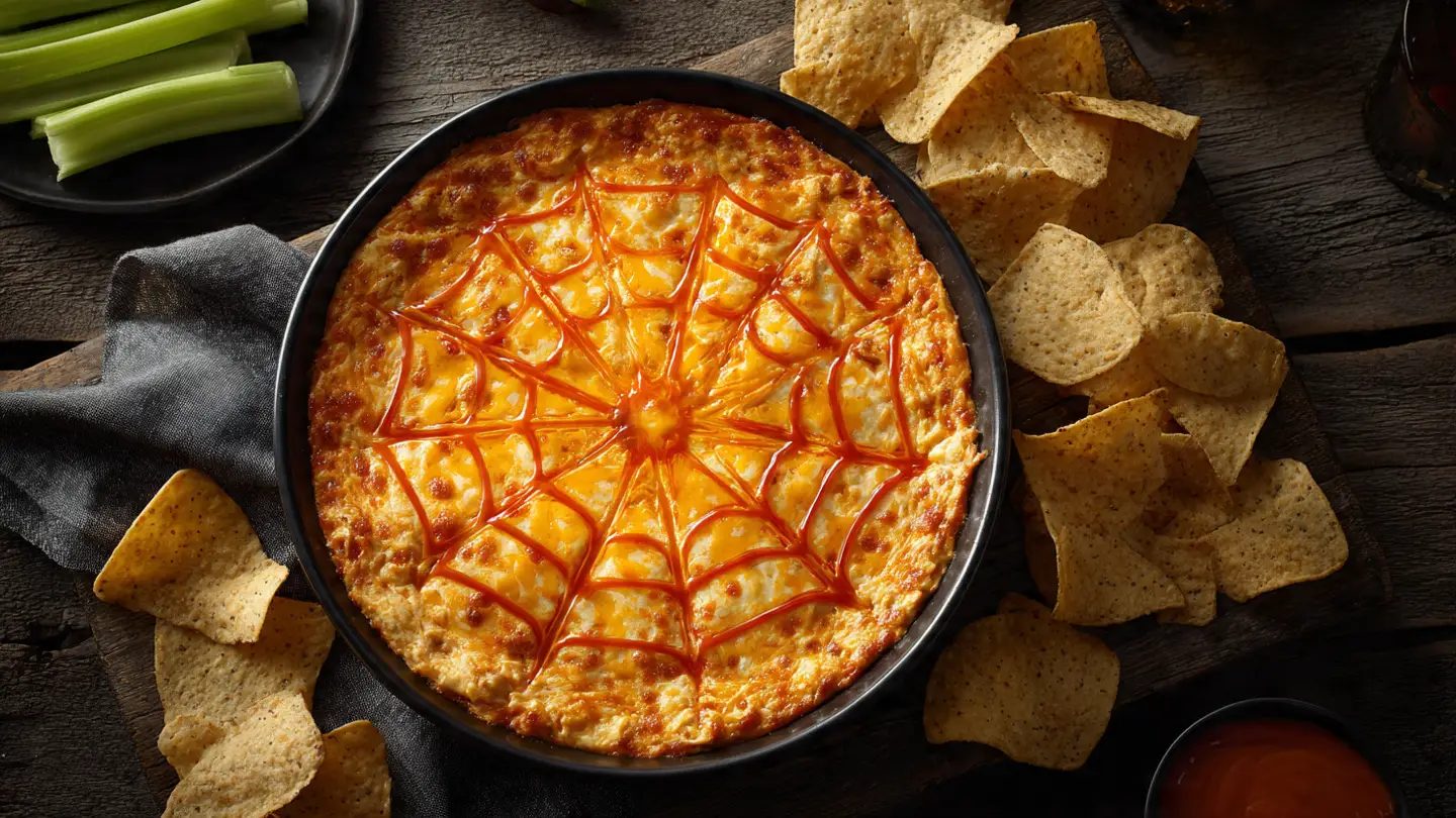Buffalo Chicken Dip (Halloween Version)