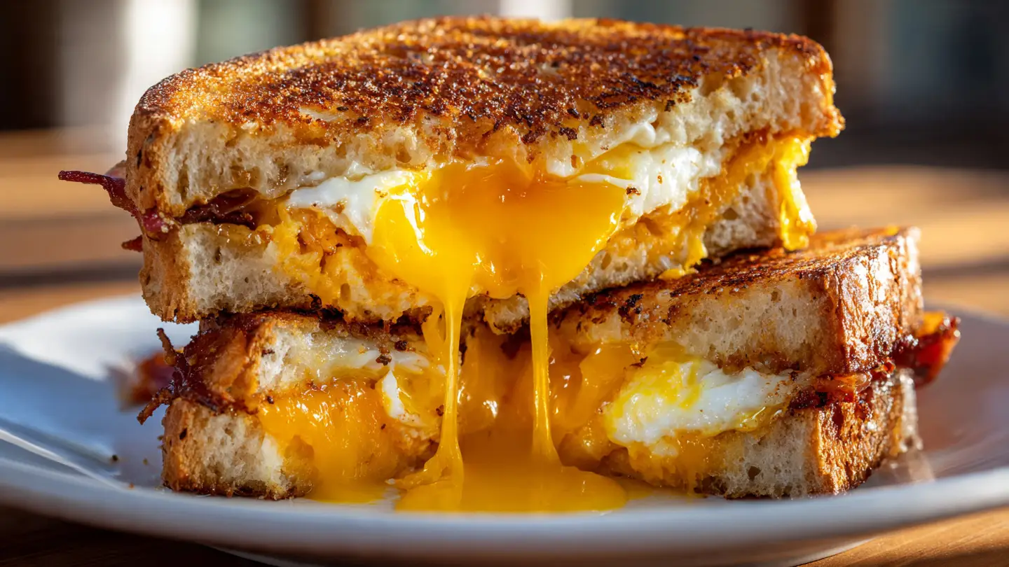 Breakfast Grilled Cheese