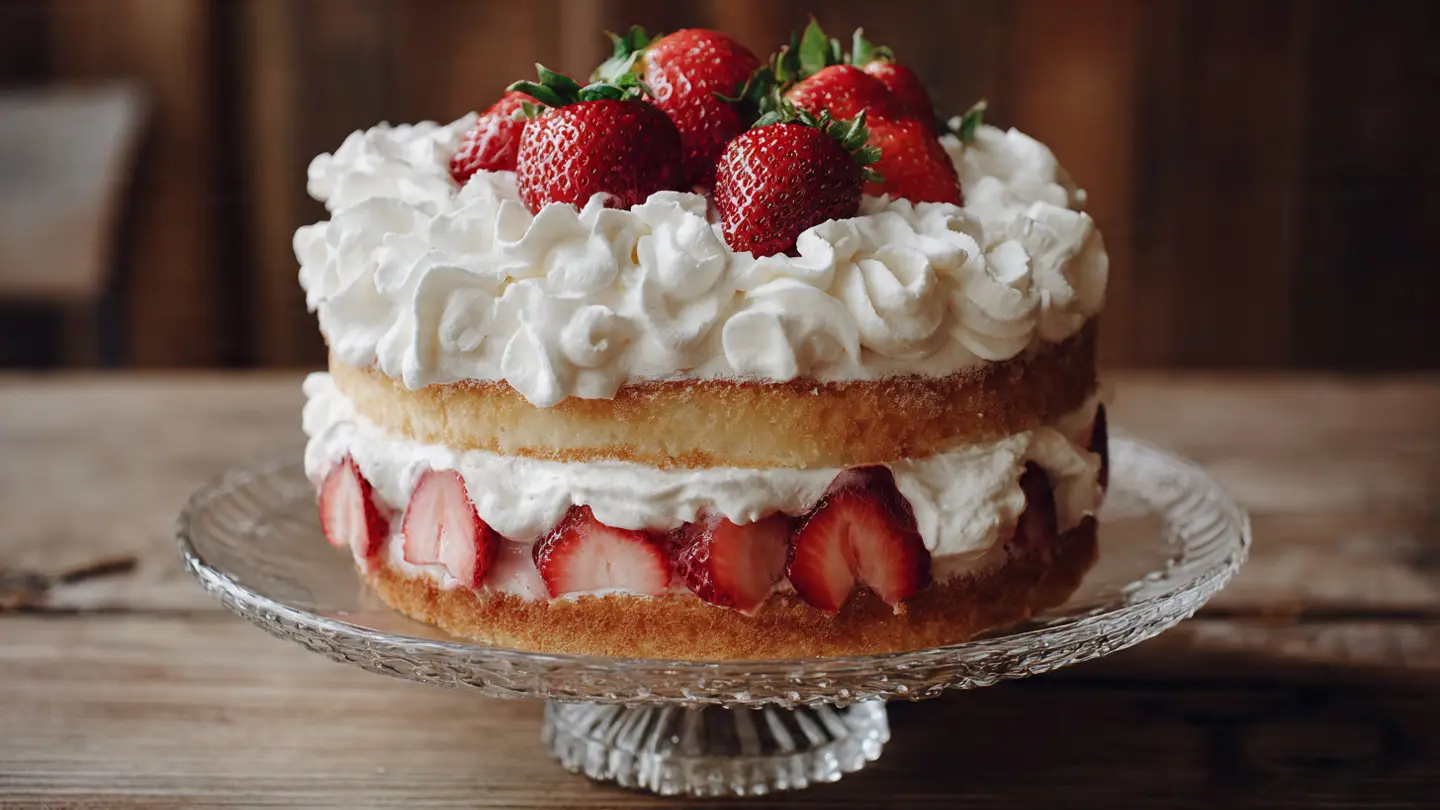 Strawberry Cream Cake