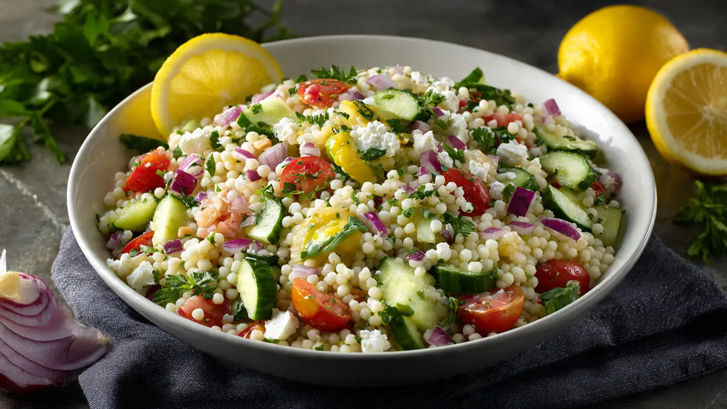 Pearl Couscous Salad