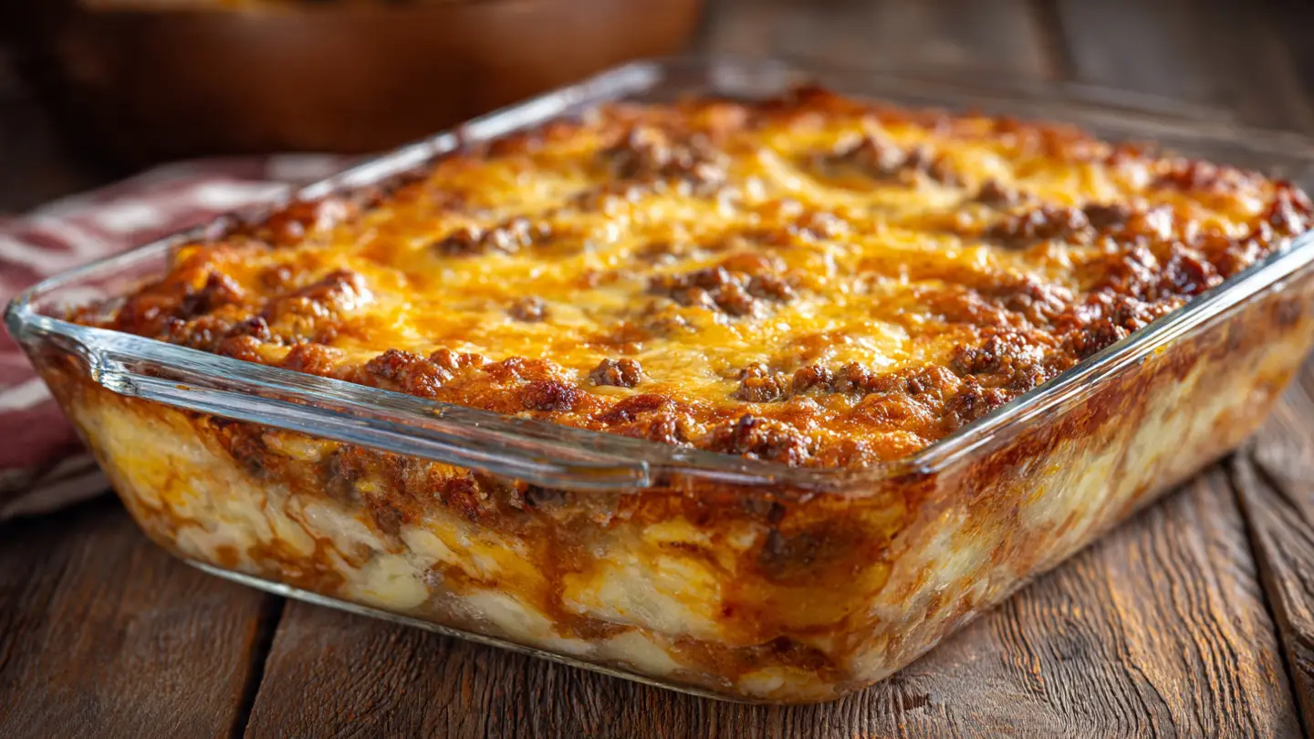 Hearty Cowboy Potato Casserole