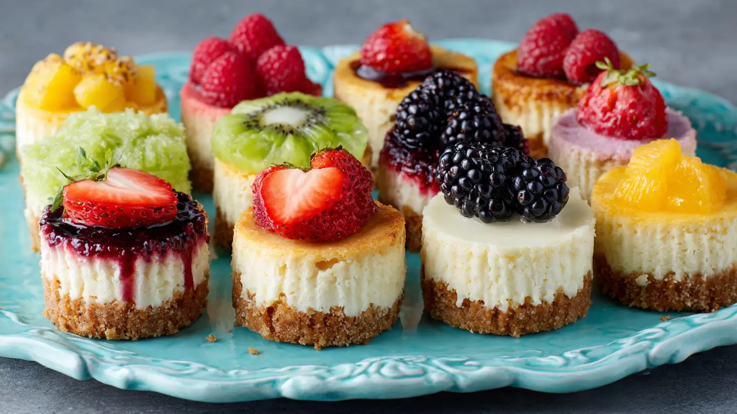 Adorable Mini Cheesecakes for Parties