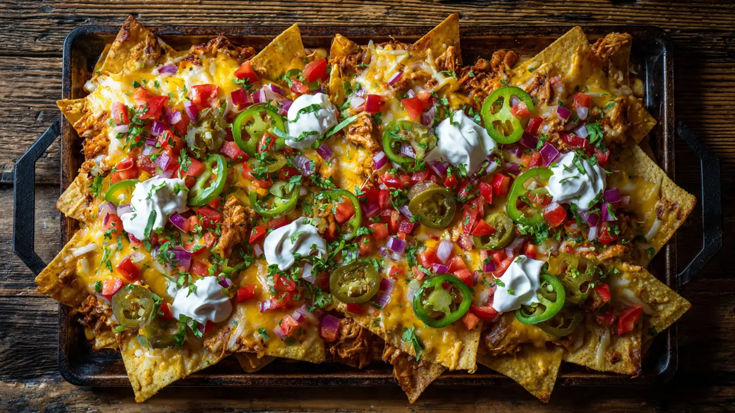 Crockpot Chicken Nachos