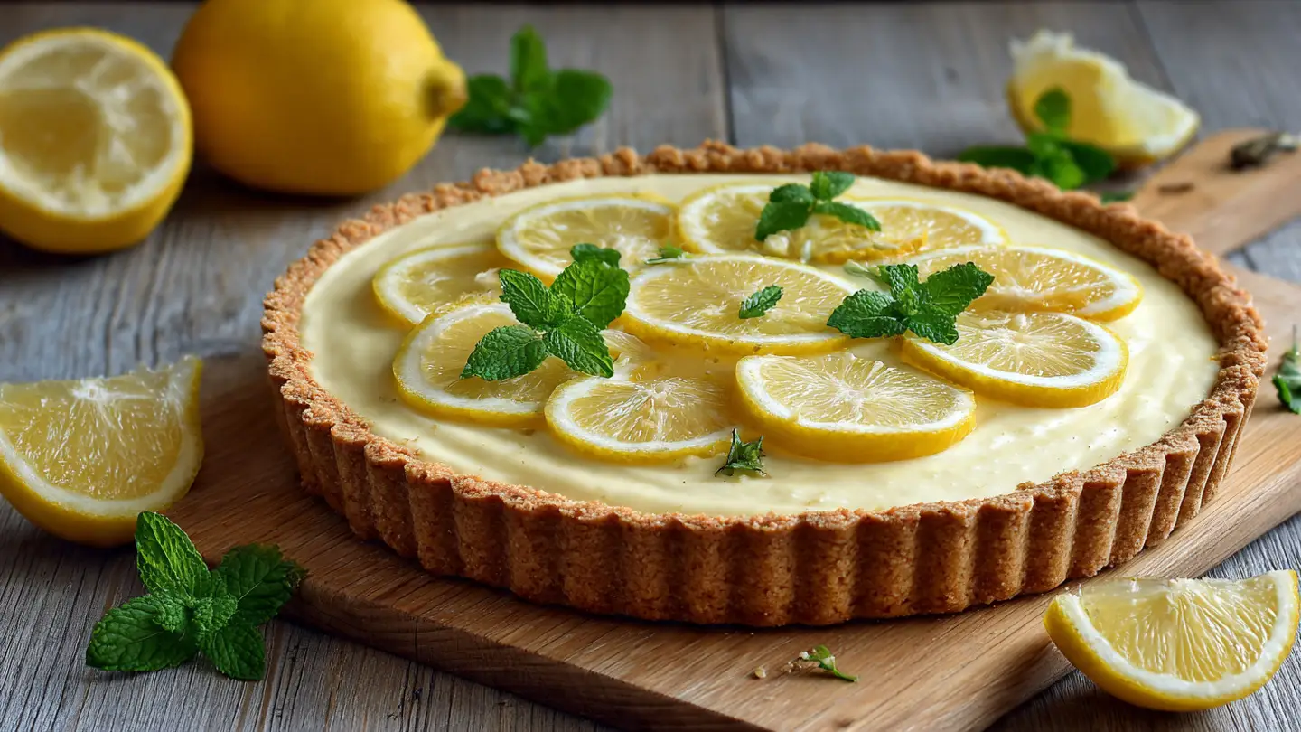 Zesty Lemon Cream Tart for Summer