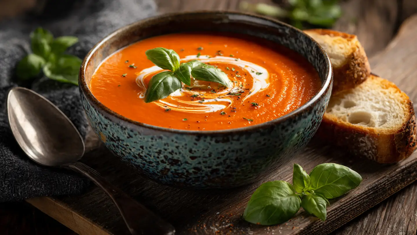 Best Ever Roasted Red Pepper and Tomato Soup for Winter Nights
