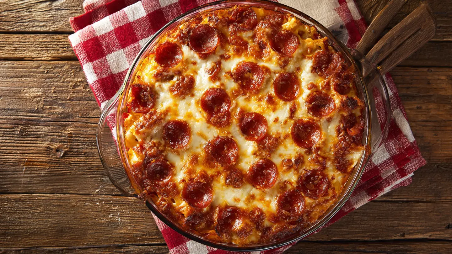 Meat Lovers Pizza Casserole