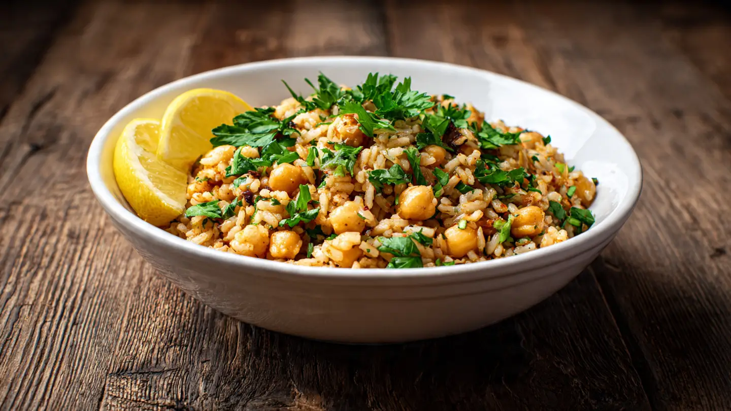 Mediterranean Rice and Beans