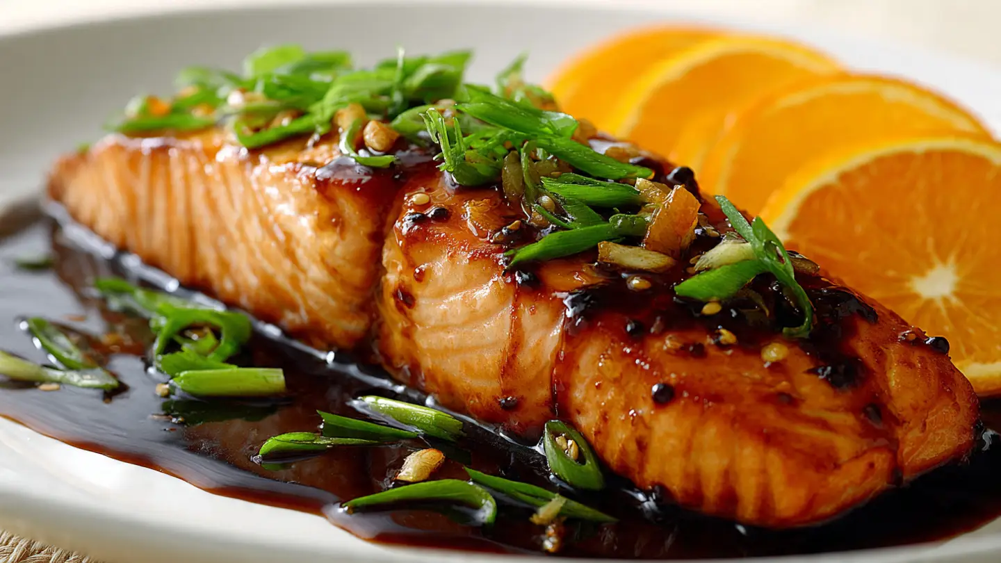 Orange Teriyaki Salmon