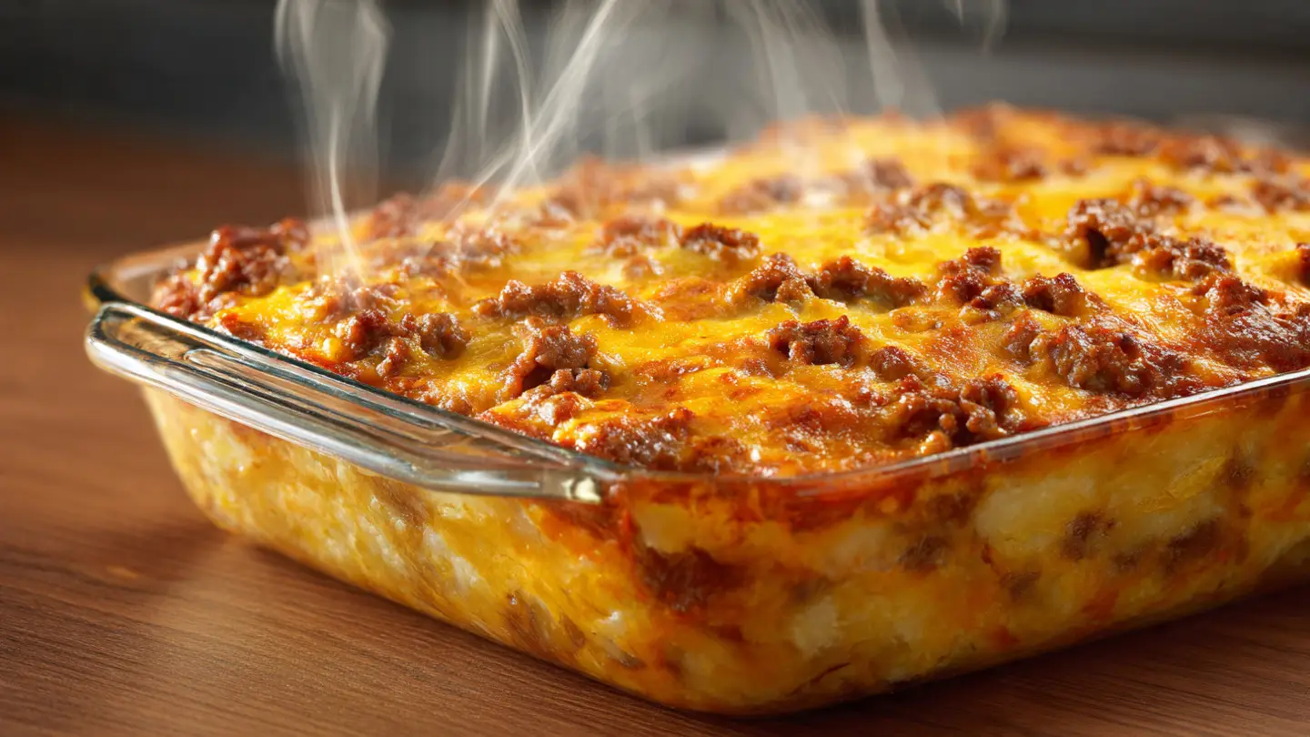 Hearty Hobo Casserole with Ground Beef