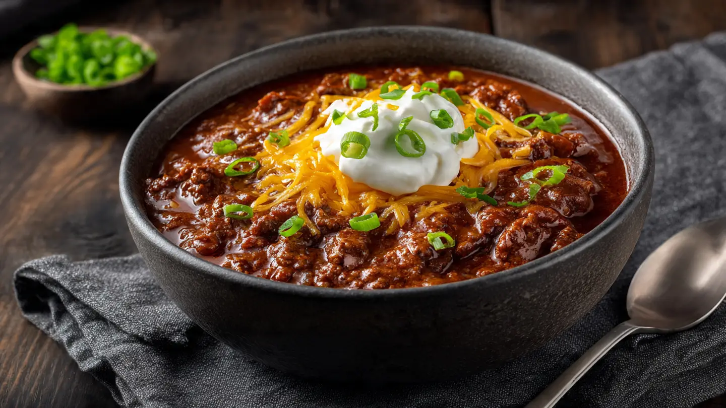Award-Winning Homemade Chili