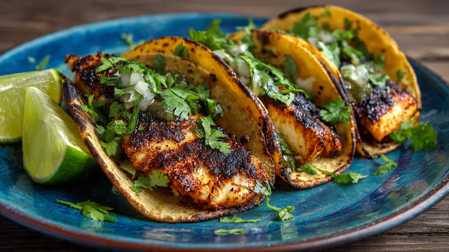 15-Minute Blackened Fish Tacos