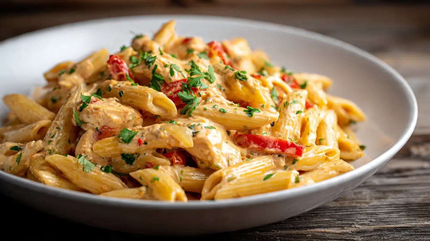 Crock Pot Creamy Cajun Chicken Pasta