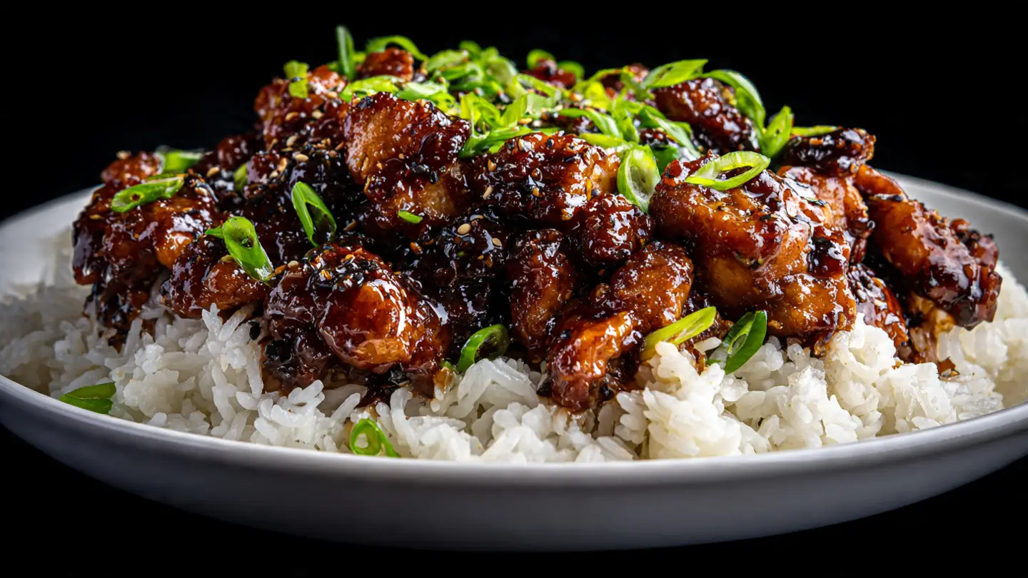 15 Minute Black Pepper Chicken with a Savory Soy Glaze