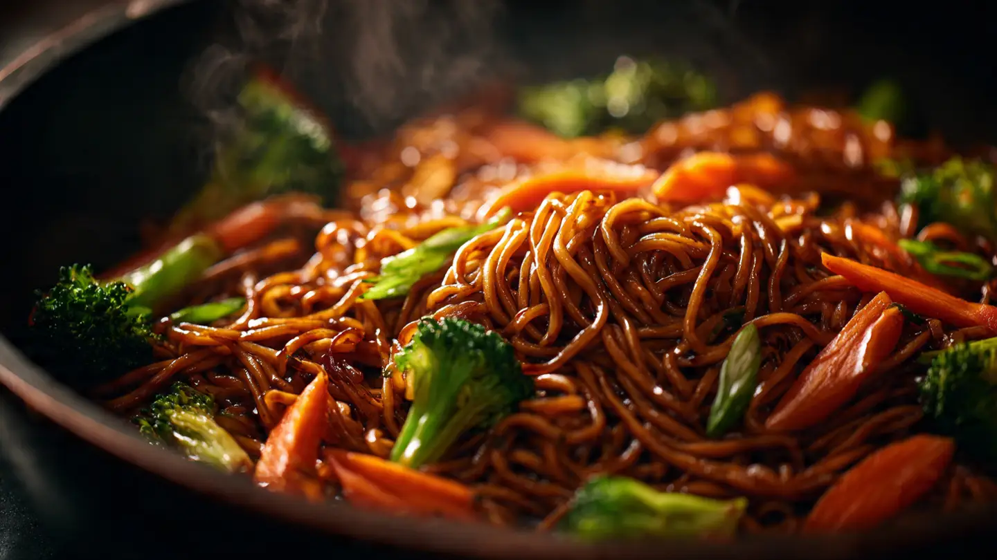 One Pot Teriyaki Noodles