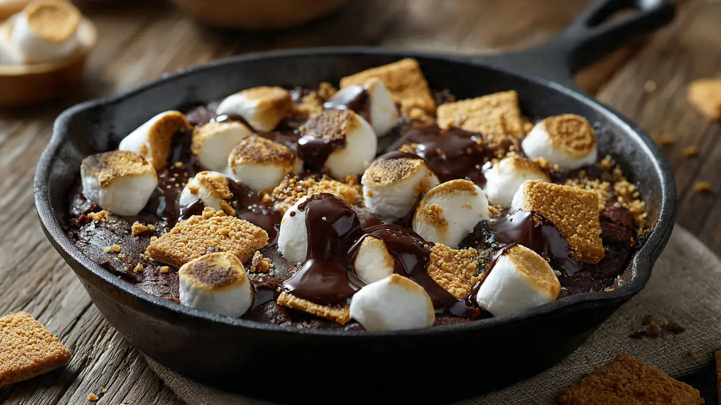 Smores Brownie Skillet