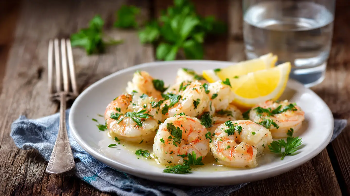 Garlic Lemon Butter Shrimp