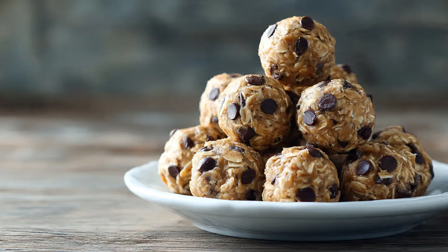 Homemade Peanut Butter Oatmeal Balls for On The Go Energy