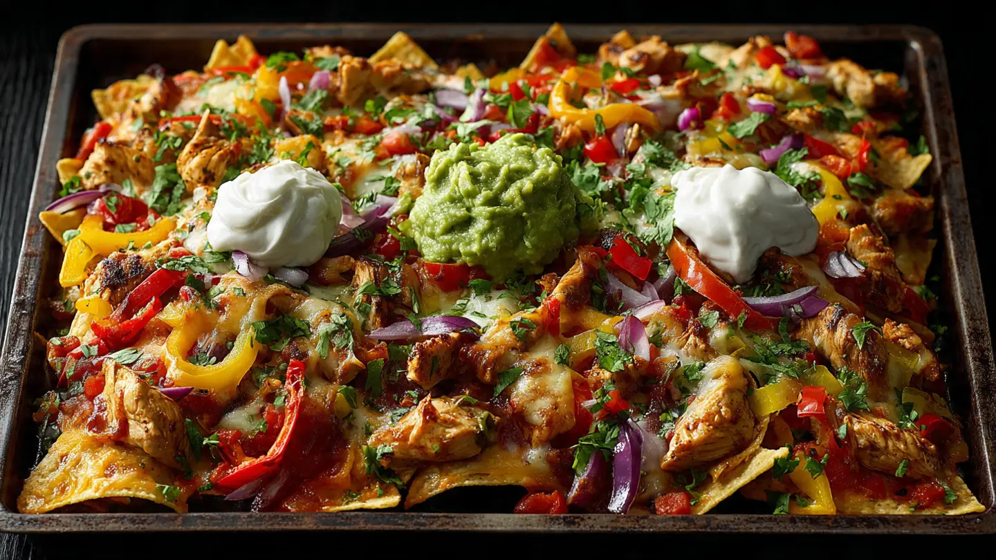 Chicken Fajita Nachos