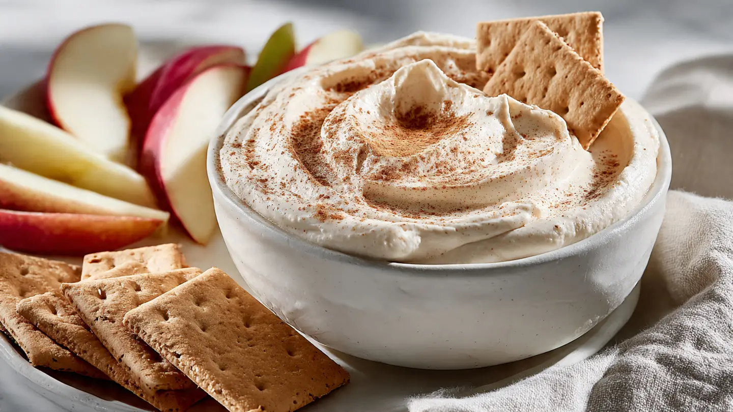 Cinnamon Fluff Dessert Dip