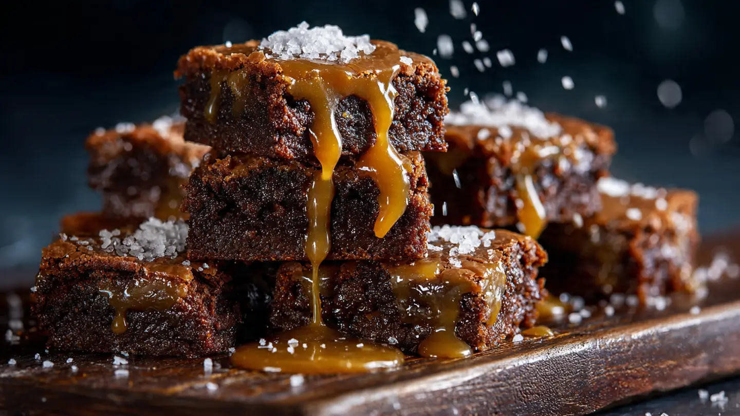 Salted Caramel Brownies