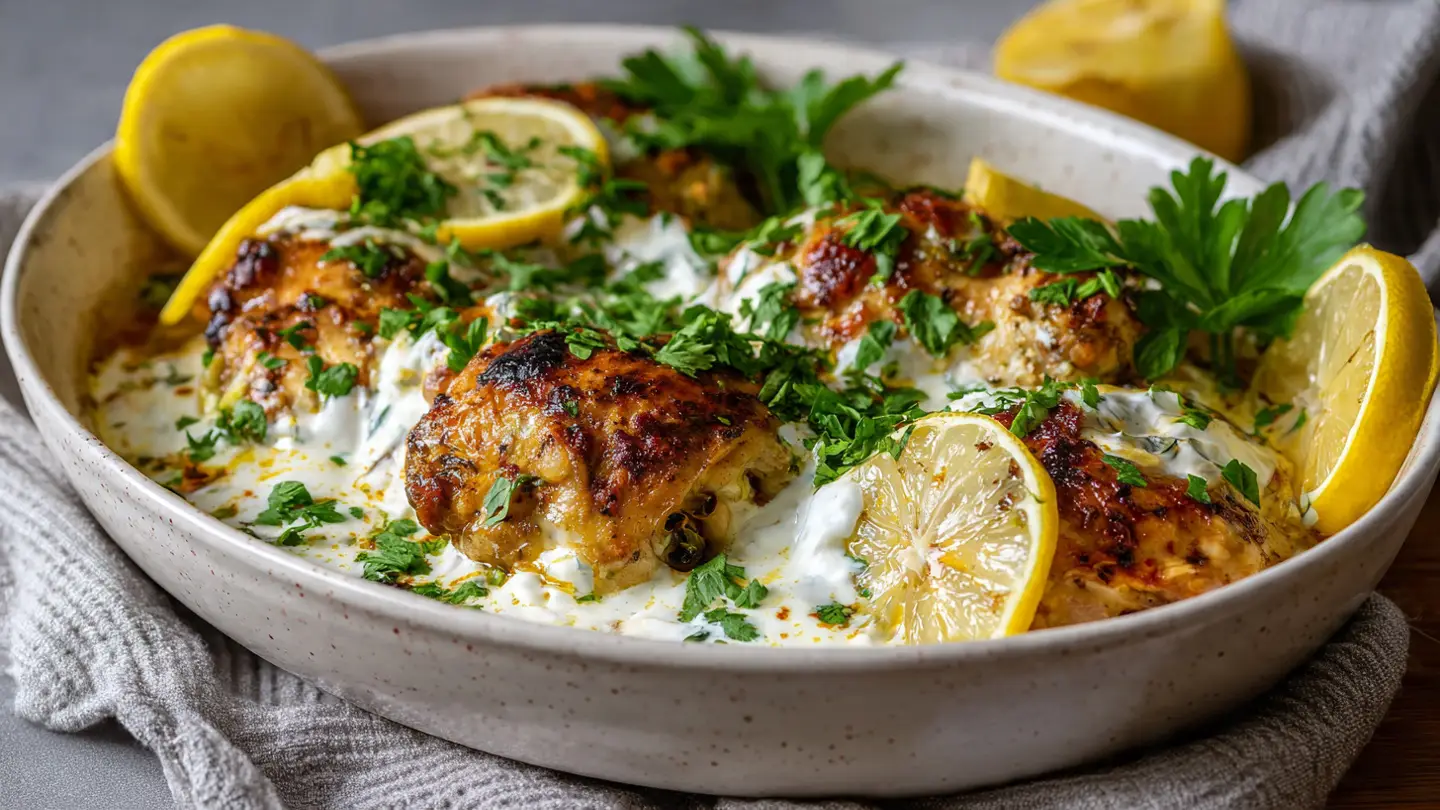 Chicken Bake with Greek Yogurt